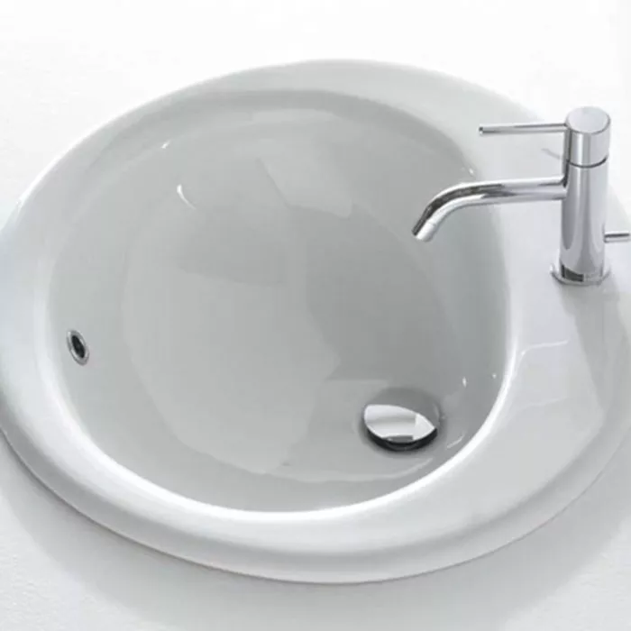 

GLOBO Lavabi d'arr Раковина накладная MAIORI 62*52,5*h22см, c 1 отв-м под смеситель, с переливом, цвет белый