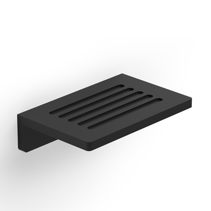 DECORWALTHER CornerMicado DW 910 Мыльница настенная 3 X 115 X 75 см матовый черный 21313₽