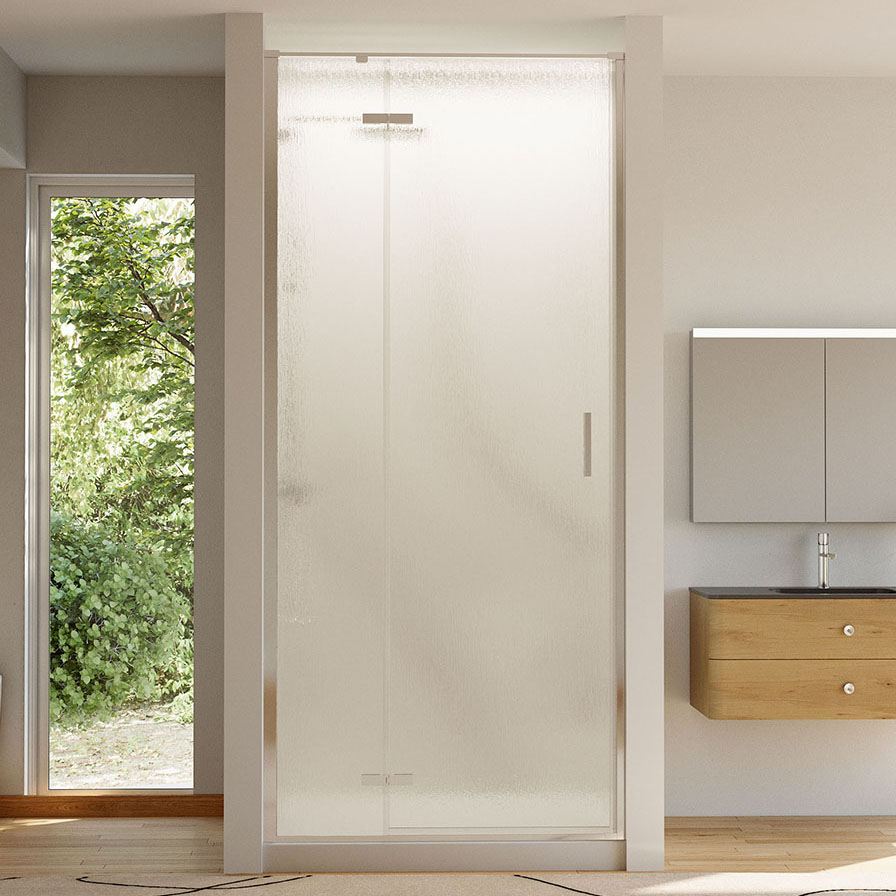 

Душевая дверь в нишу Veconi Vianno VN-73R/L 120 см, профиль матовый хром, стекло текстурное дождь