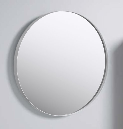 Купить Зеркало круглое Aqwella RM белое, 60 см