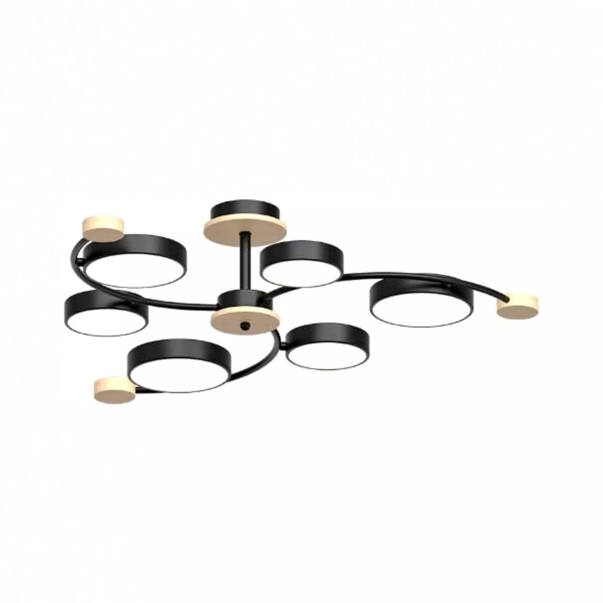 

Люстра на штанге LED4U L3207-840 BK