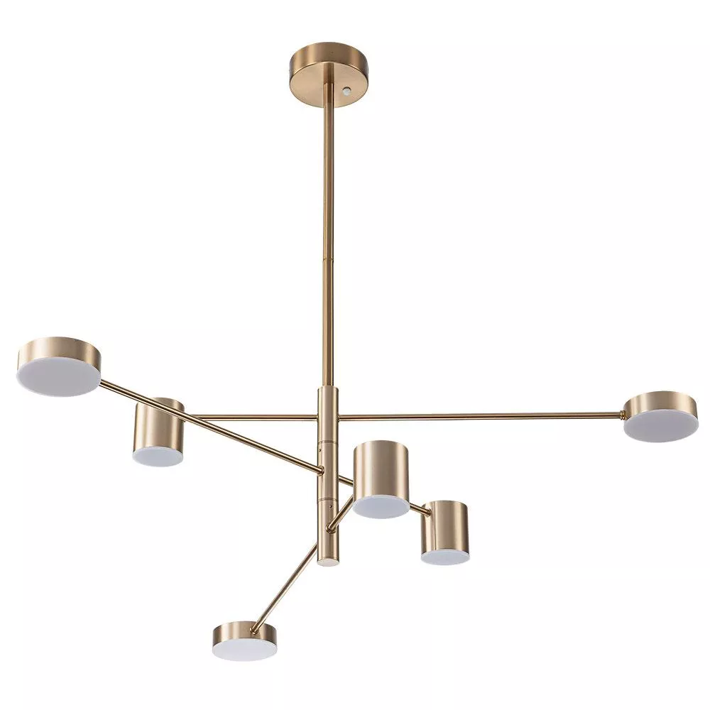 

Люстра на штанге Arte Lamp STANLEY A2476PL-40PB