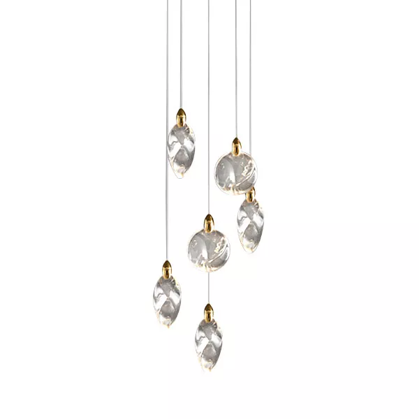 

Подвесной светильник Delight Collection Colvin MT9176-6H titanium gold