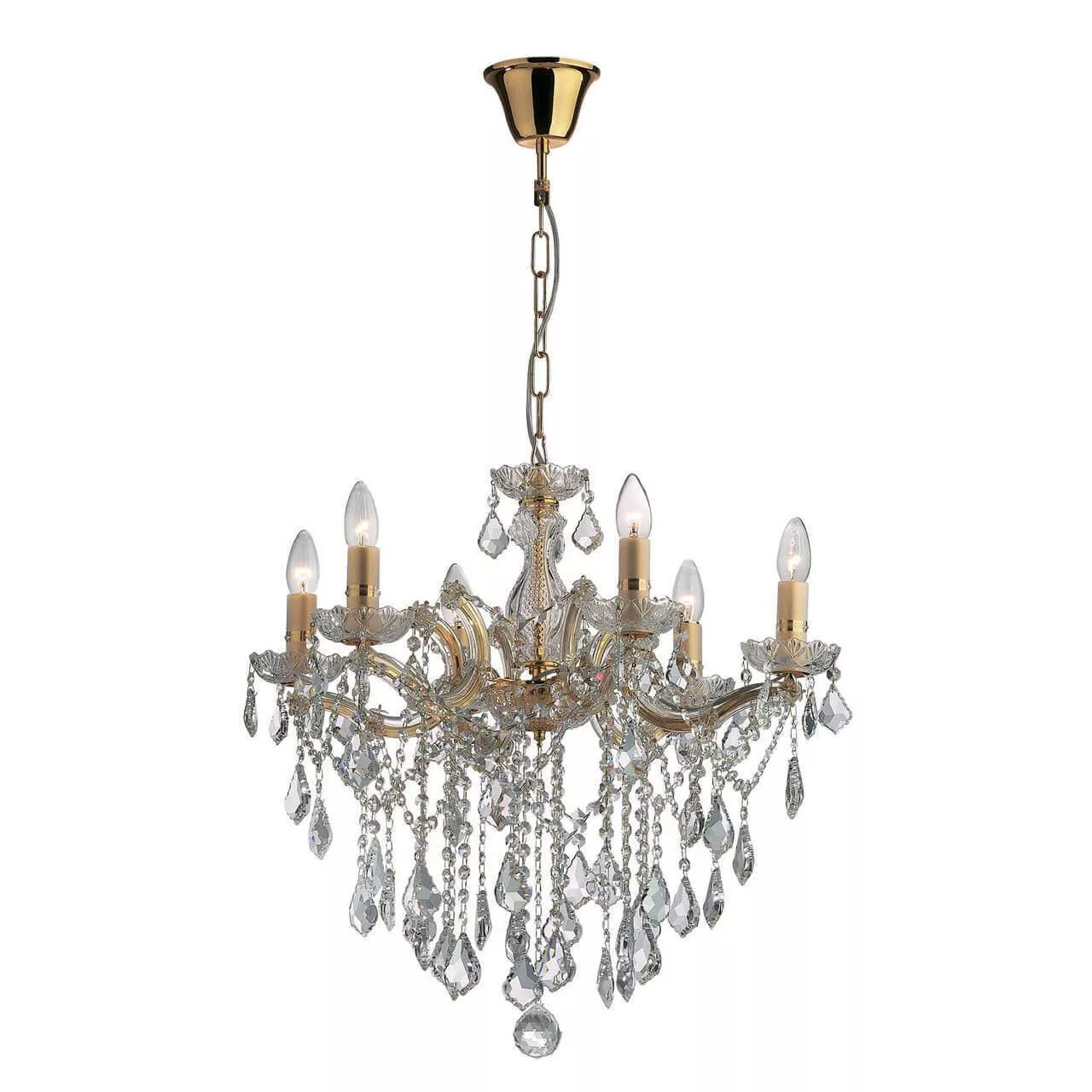 

Подвесная люстра Ideal Lux Florian SP6 Oro 035635