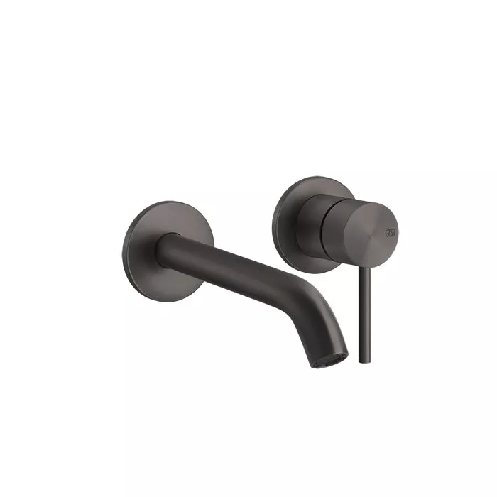 

GESSI 316 Встраиваемый смеситель с изливом 200-170мм (внешние части), цвет: brushed black metal pvd