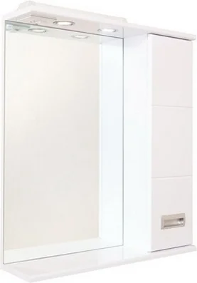 Зеркало-шкаф Onika Балтика 67 R с подсветкой белый