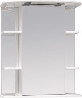 Зеркало-шкаф Onika Глория 65 L с подсветкой, белый (206506)
