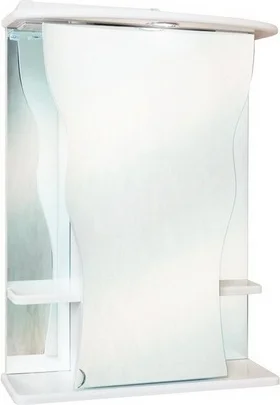 Зеркало-шкаф Onika Каприз 55 R с подсветкой, белый (205511) - фото 1