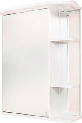 Зеркало-шкаф Onika Карина 55 L с подсветкой, белый (205512)