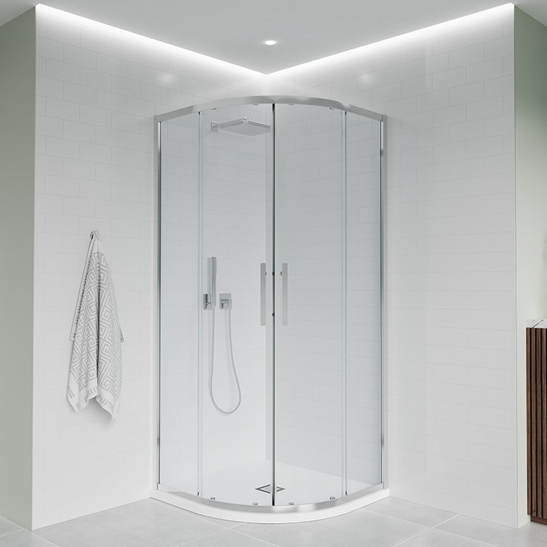 

Душевой уголок Veconi Evo 200 CH 80х80 см, профиль глянцевый хром, стекло прозрачное