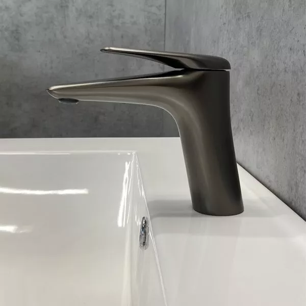 

COMFORTY. Смеситель для раковины, картридж 35 мм, графит, FC074A-CGT