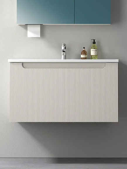 Тумба под раковину без столешницы ARROW 80 подвесная кремовая матовая 19290₽