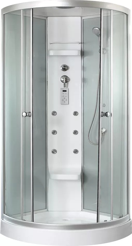 

Душевая кабина Timo Lux 102x102 хром, с гидромассажем