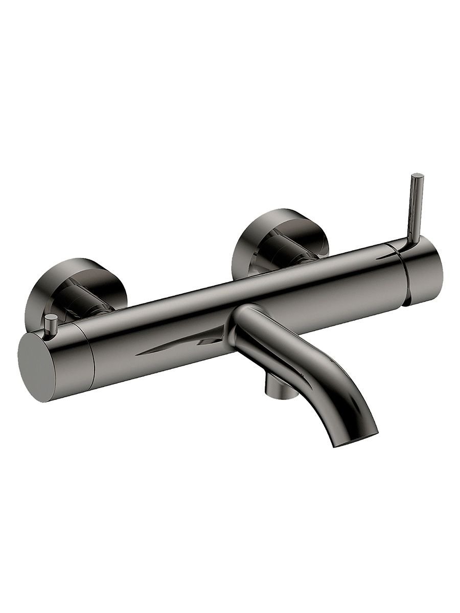 

Смеситель для ванны, метал Gun metal, AQUAme AQM6212GM Siena