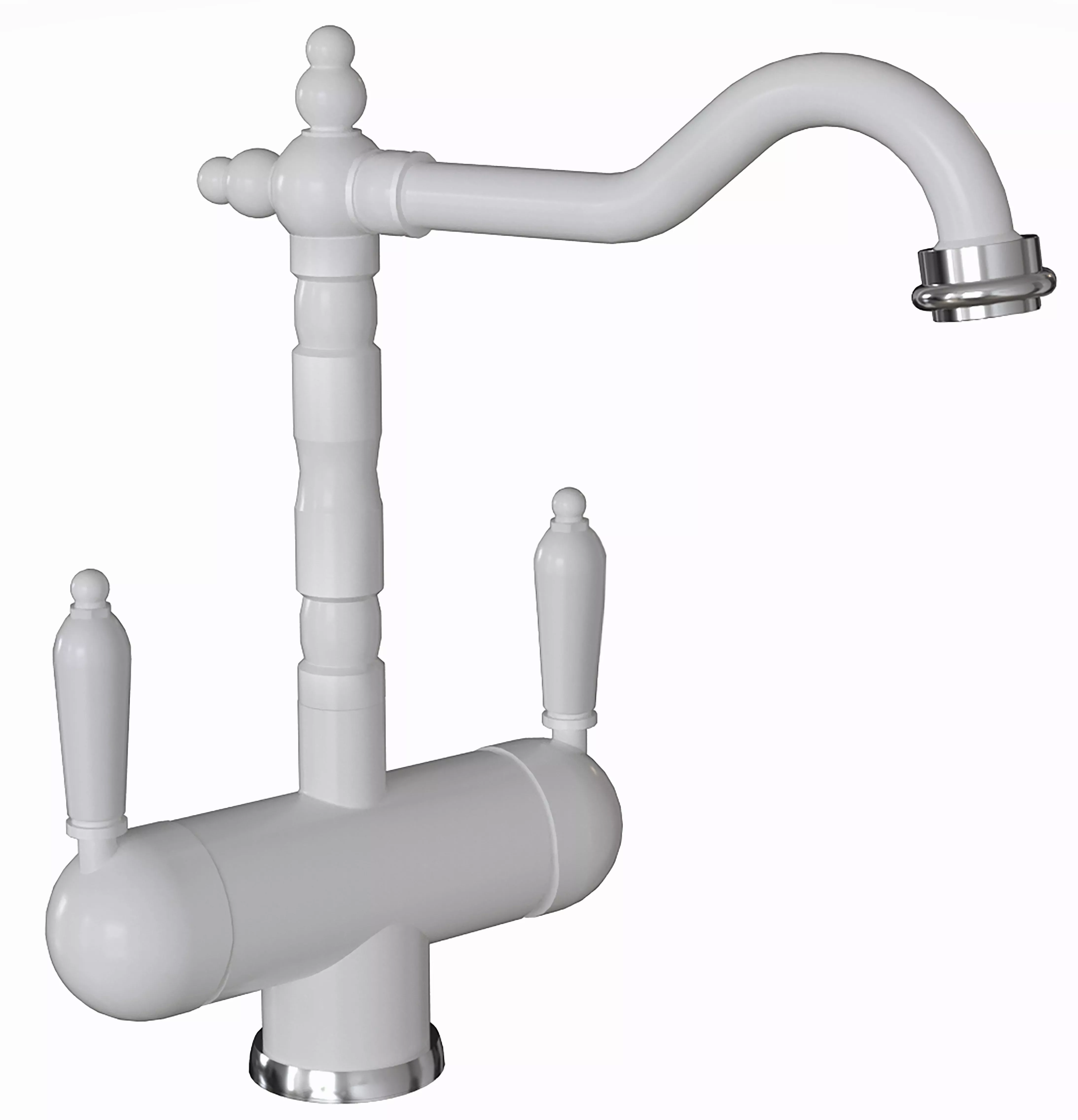 Смеситель для кухни Florentina Ария FL серый матовый 12000₽