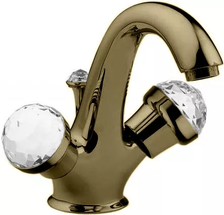 

Смеситель для раковины Migliore Axo Swarovski бронза (ML AXO-634F BR)