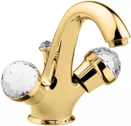 

Смеситель для раковины Migliore Axo Swarovski золото (ML AXO-634F DO)