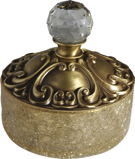 Контейнер Migliore Cristalia бронзовый с кристаллом Swarovski 16761 - фото 1