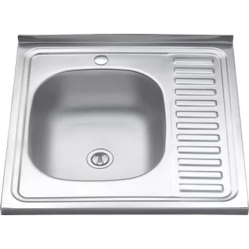 

Металлическая мойка Melana 60х60 стальная
