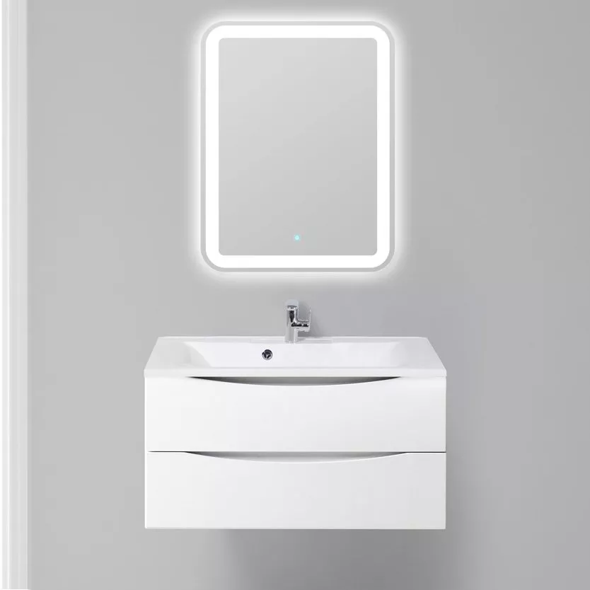 

Мебель для ванной BelBagno Marino 90 bianco lucido, подвесная