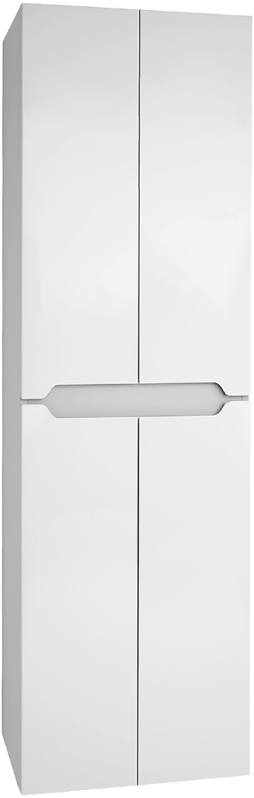 

Шкаф-пенал для ванной Dreja QL 50 белый глянец