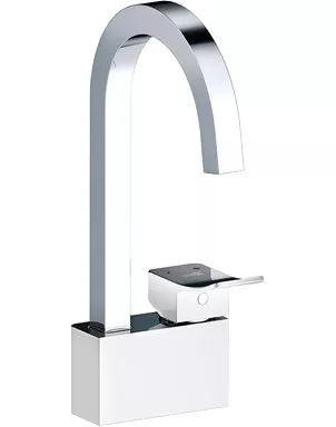 

Смеситель для кухни WasserKRAFT Aller 1067W белый, хром
