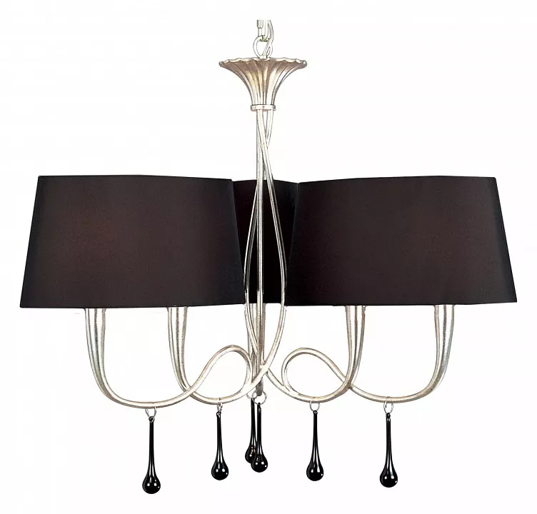 

Подвесная люстра Mantra Paola Painted Silver 3530