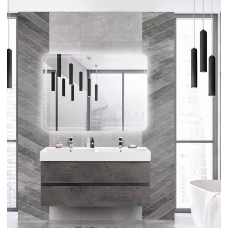 

Комплект мебели Cezares Molveno 46х120 темное дерево