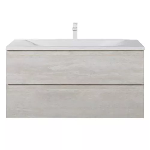 

Тумба с раковиной Cezares Molveno 46 80х50 бело-серая