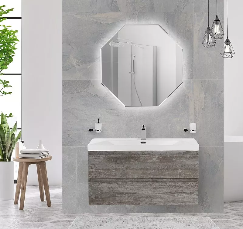 

Комплект мебели Cezares Molveno 80х50 темное дерево