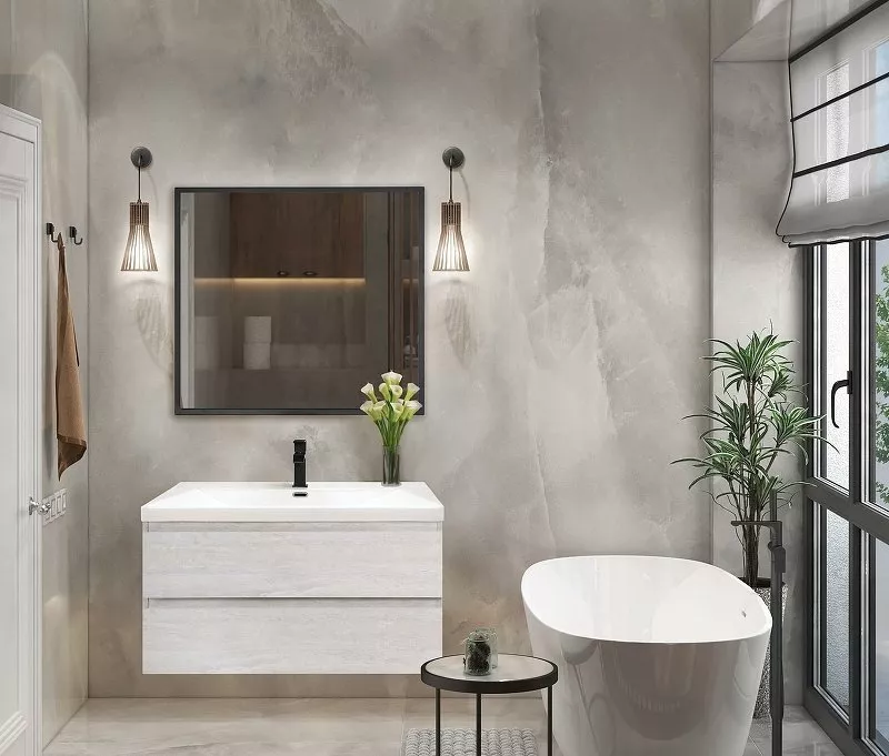 

Комплект мебели Cezares Molveno 90х50 серый