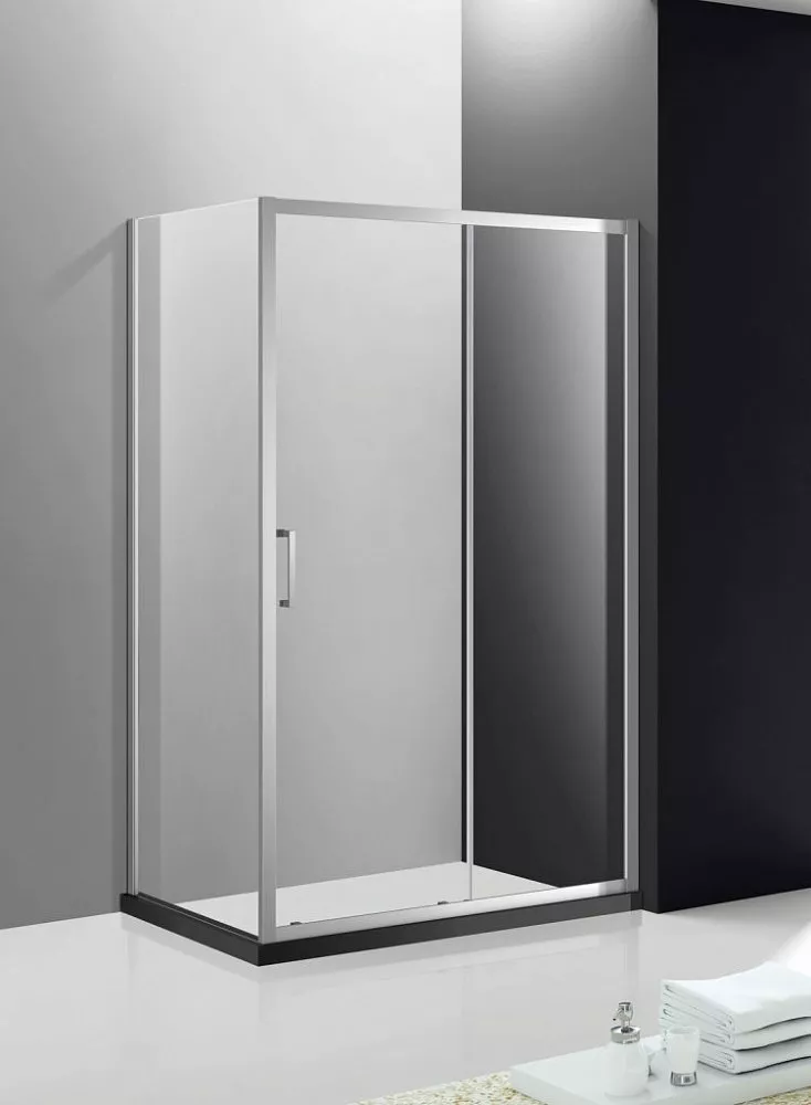 

Душевой уголок Cezares Molveno 120х100 хром стекло прозрачное