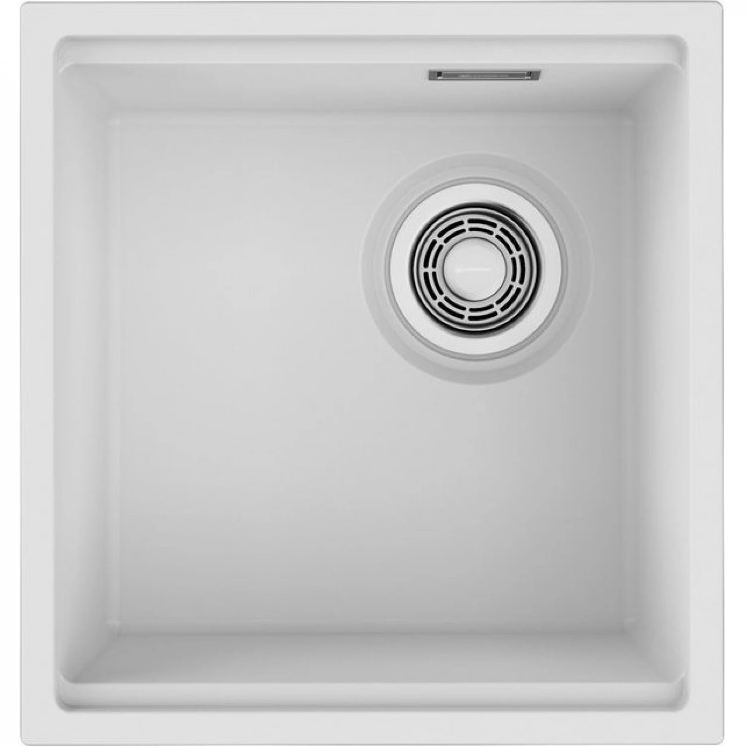 

Мойка кухонная Omoikiri Yoru Artgranit 41.6x44 белый матовый