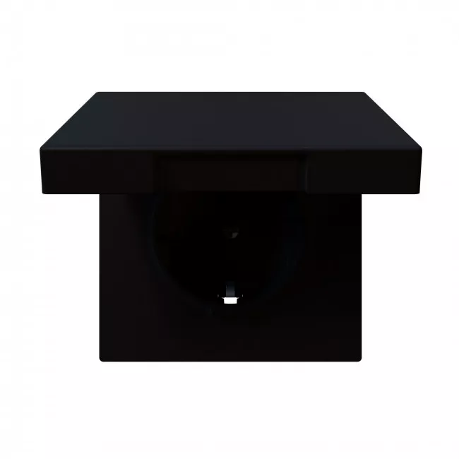 

Розетка SCHUKO с крышкой и защитными шторками 16A 250V 2P+T (soft touch) Jasmart FD5505PBM