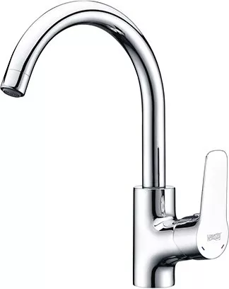 Смеситель для кухонной мойки Wasserkraft Lippe 4507 хром 11550₽