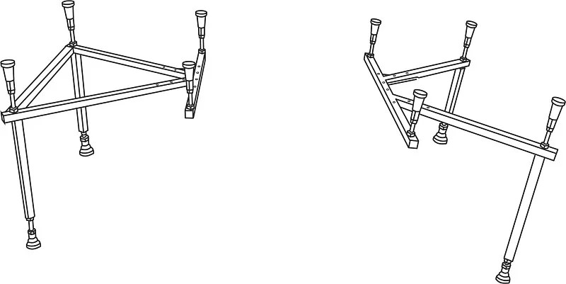 Каркас для ванны Excellent Be Spot MR-13 - фото 1