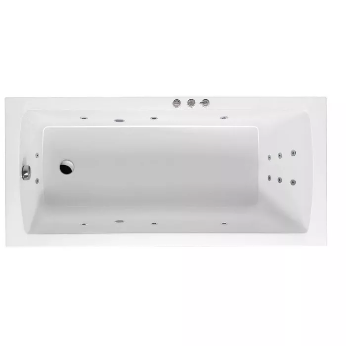 

Ванна акриловая Excellent Aquaria Smart 170х75 с гидромассажем белый - хром