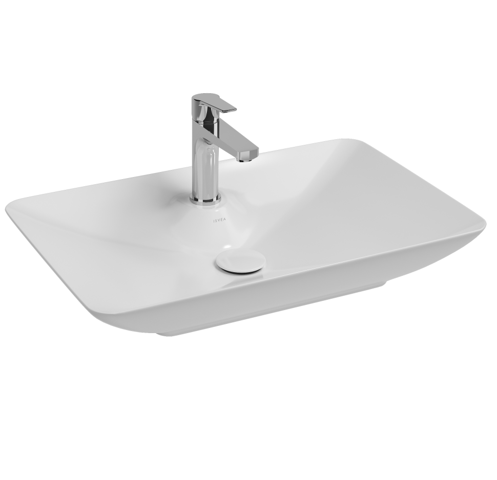

Раковина накладная ISVEA Sistema Y 65 мятный матовый 10SY50065SV-2T