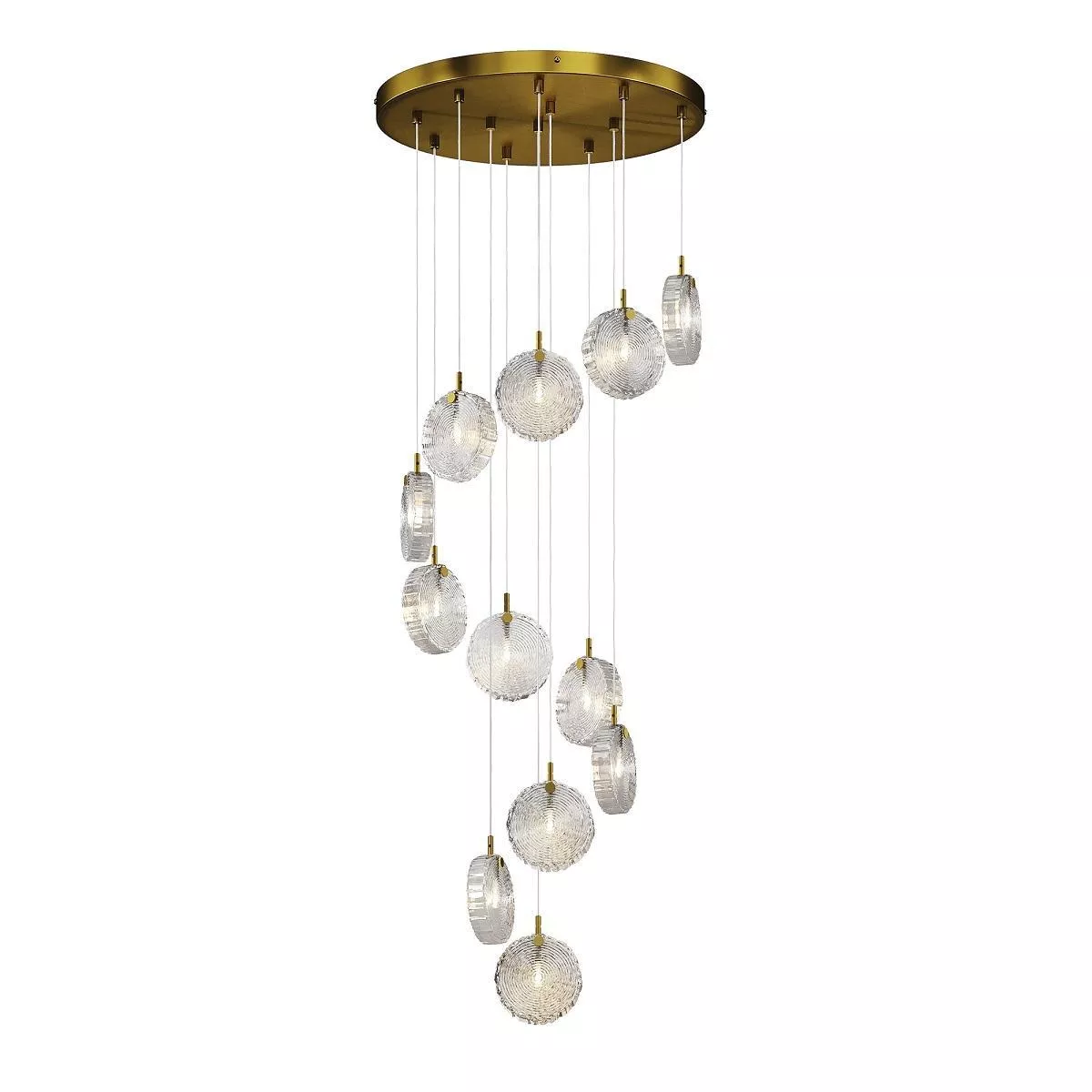 Каскадные люстры Подвесная люстра Maytoni Frozen MOD254PL-12BS