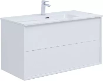 

Тумба Lino 100 (Flat) белый глянец (287544)
