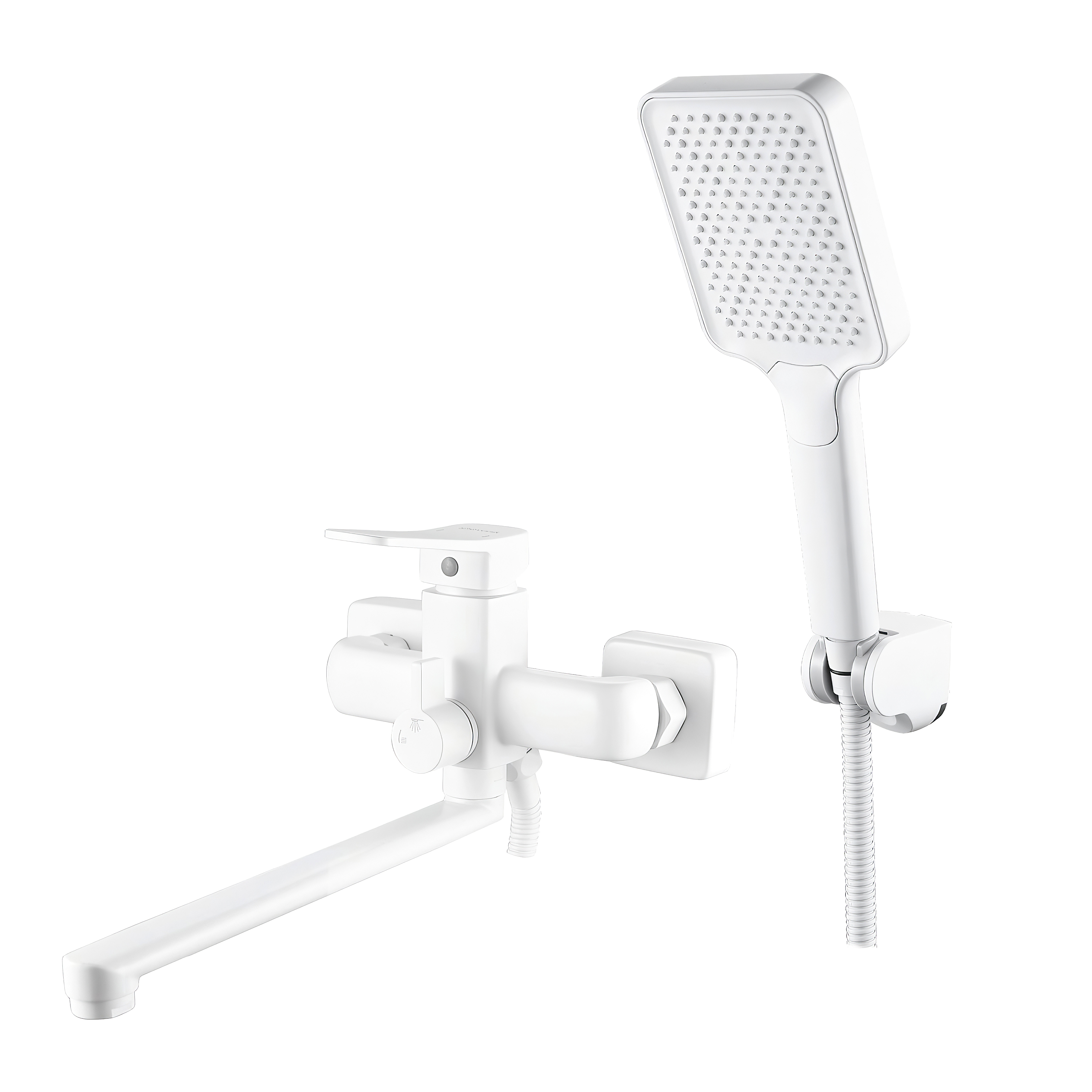 

Смеситель для ванны с душем Shevanik S9902C белый