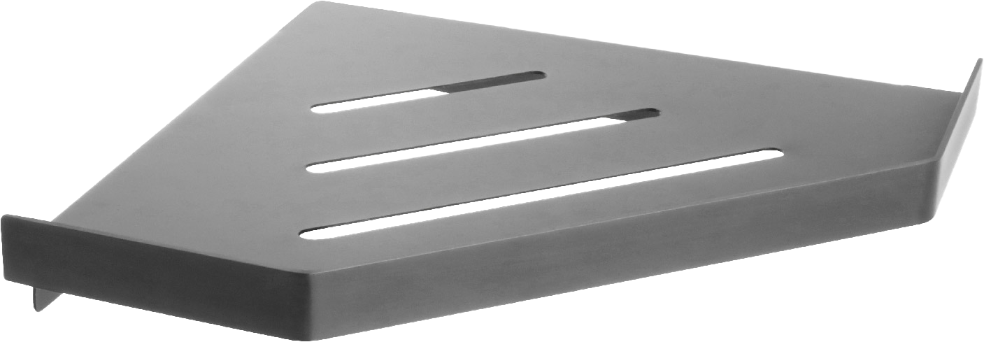 Полка Fixsen Hi-Tech FX-841F угловая графит 2880₽