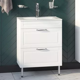

Тумба для комплекта IDDIS Oxford 80, белая, Белый
