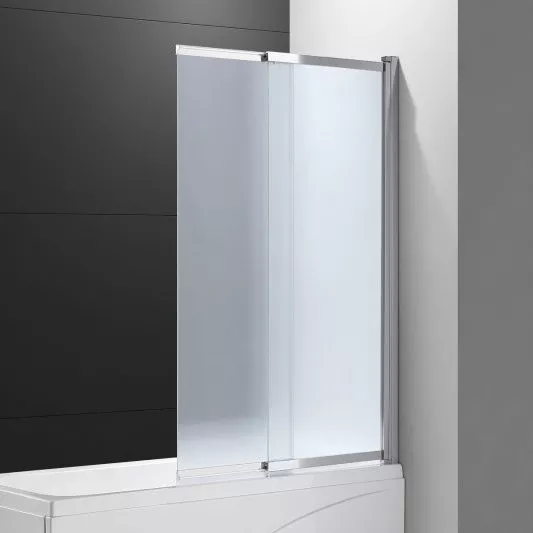 

Шторка на ванну Cezares Slider VF-11-100/150-P-Cr стекло рифленое