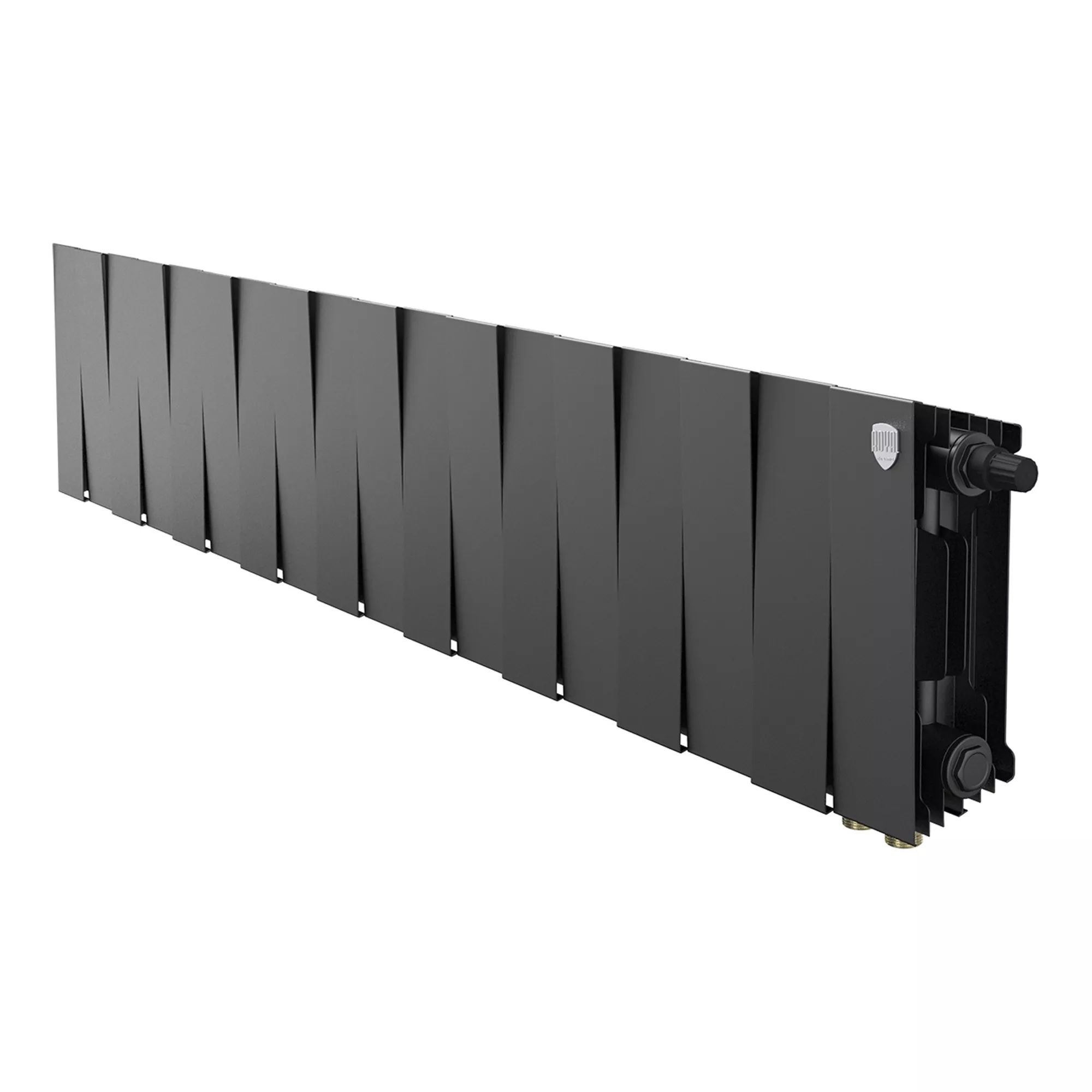 

Радиатор биметаллический Royal Thermo PianoForte 200 Чёрный VR80- 18 секц.