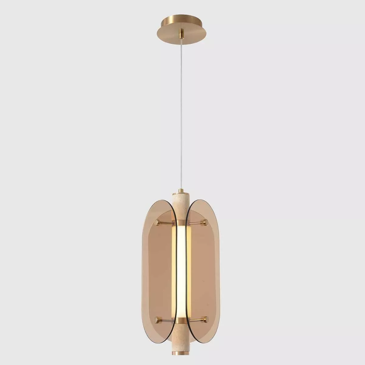 

Подвесной светильник Crystal Lux AMARILLO SP18W LED BRASS