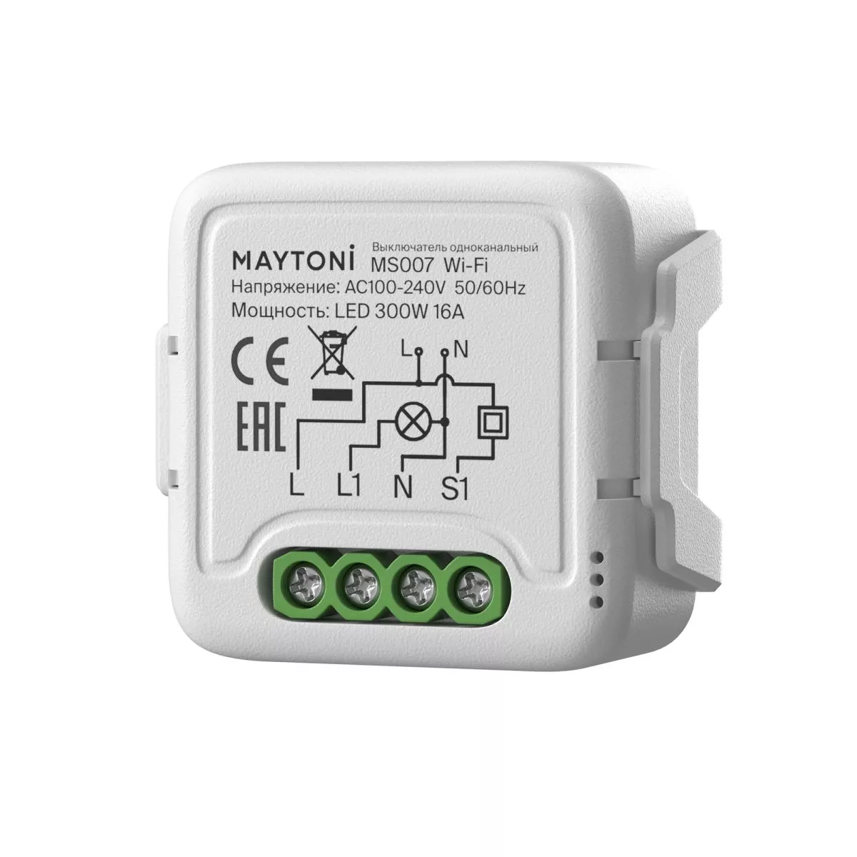 

Wi-Fi выключатель одноканальный Maytoni Lighting control MS007