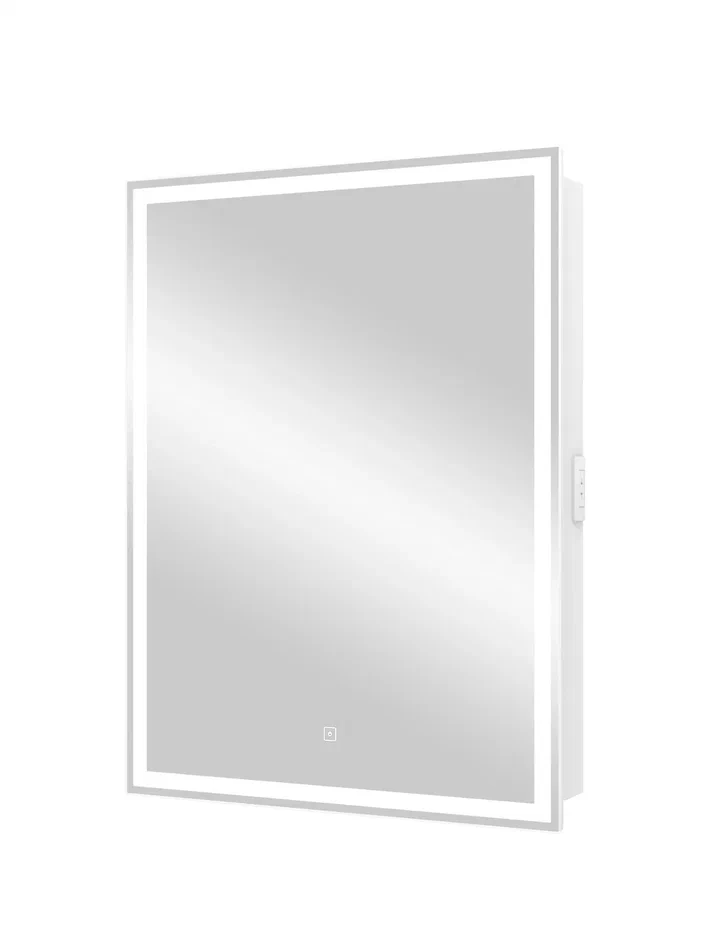 Зеркало-шкаф Continent Allure 55х80 R с подсветкой белый