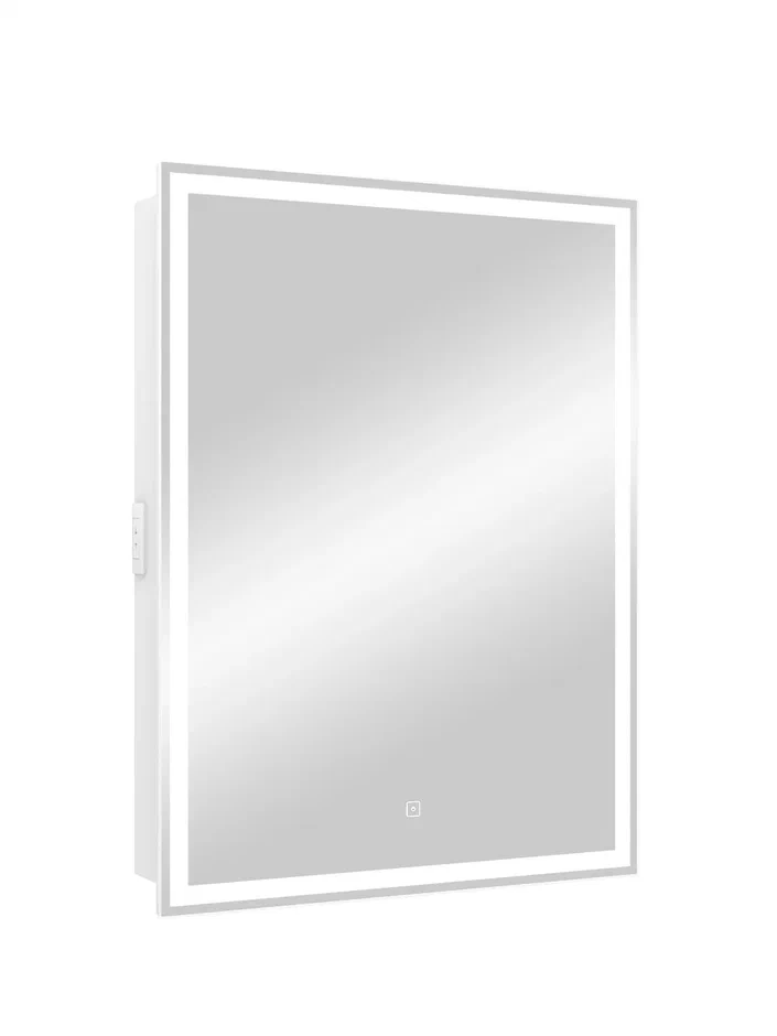 Зеркало-шкаф Continent Allure 60х80 R с подсветкой белый