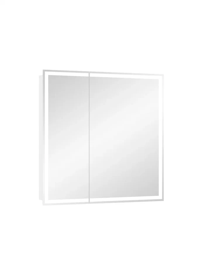 Зеркало-шкаф Continent Allure 80х80 с подсветкой белый